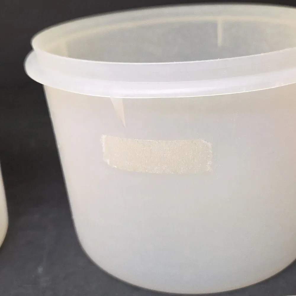 Vintage Tupperware Lot‎ of 4 Round Storage Containers & Lids